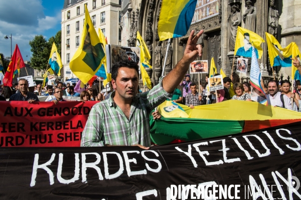 Manifestation Kurde Yézidi, Paris