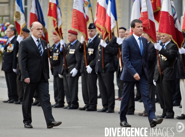 Bernard Cazeneuve avec Manuel Valls