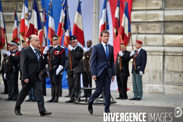 Bernard Cazeneuve avec Manuel Valls