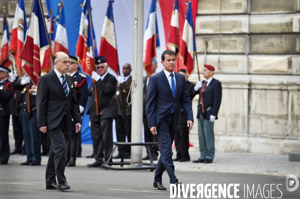 Bernard Cazeneuve avec Manuel Valls
