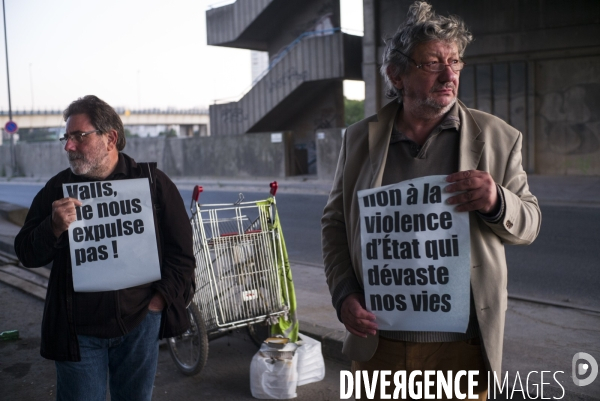 Expulsion d un camp de roms a ivry.