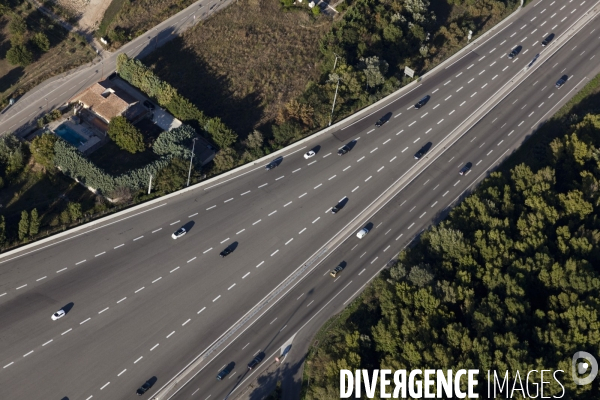 Vue aerienne de Gardanne
