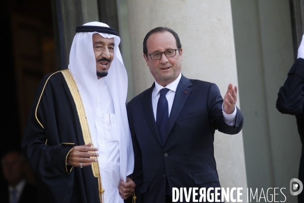 François HOLLANDE reçoit le Prince Salman Bin Abdulaziz AL SAOUD, Prince heritier du Royaume d Arabie Saoudite