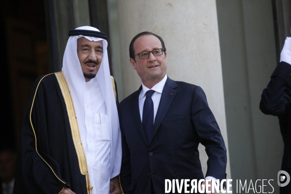 François HOLLANDE reçoit le Prince Salman Bin Abdulaziz AL SAOUD, Prince heritier du Royaume d Arabie Saoudite