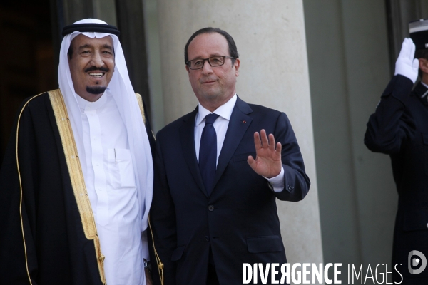 François HOLLANDE reçoit le Prince Salman Bin Abdulaziz AL SAOUD, Prince heritier du Royaume d Arabie Saoudite