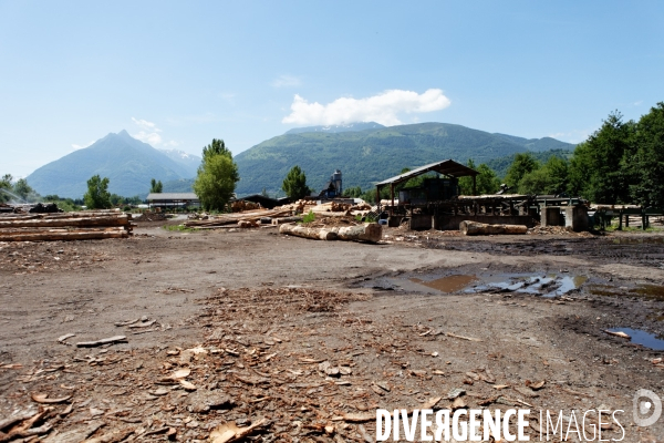 La scierie Sanguinet d Argelès-Gazost