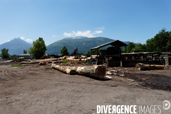 La scierie Sanguinet d Argelès-Gazost