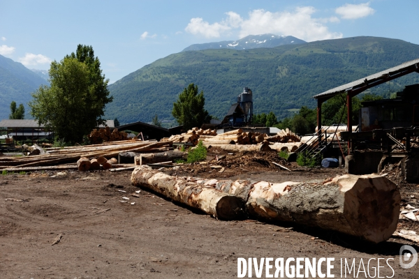 La scierie Sanguinet d Argelès-Gazost