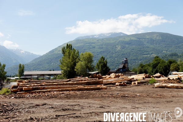 La scierie Sanguinet d Argelès-Gazost