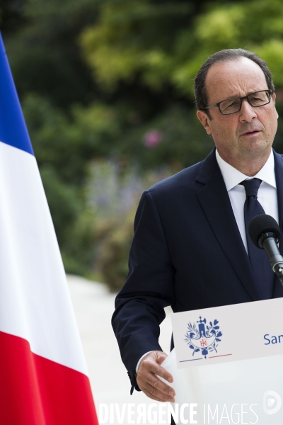 Reunion des chefs de gouvernement europeens a l Elysee.
