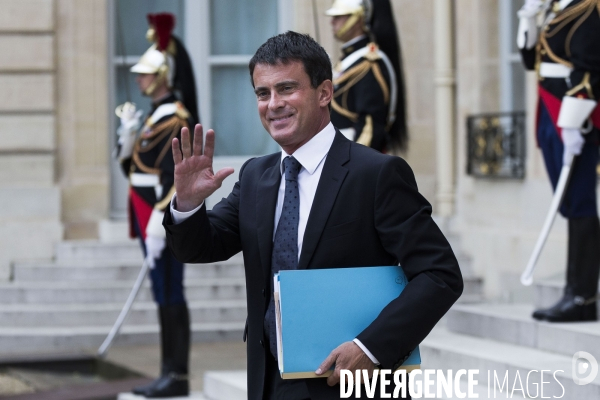 Reunion des chefs de gouvernement europeens a l Elysee.