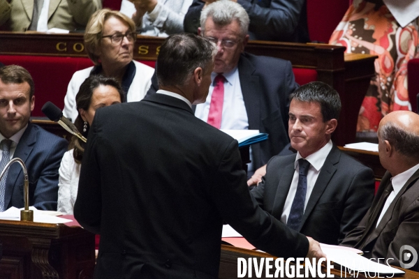 Rentree parlementaire, questions au gouvernement.