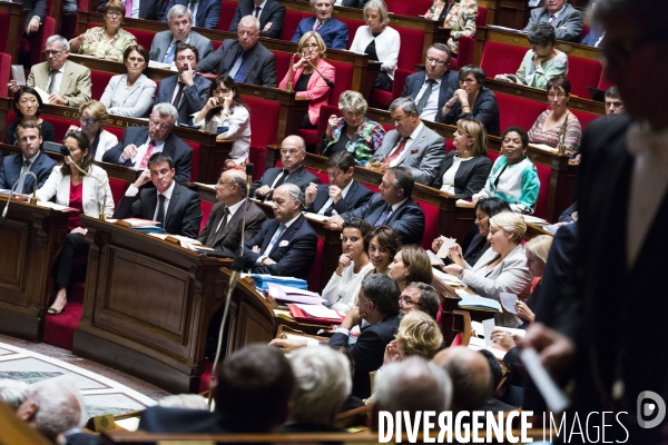 Rentree parlementaire, questions au gouvernement.