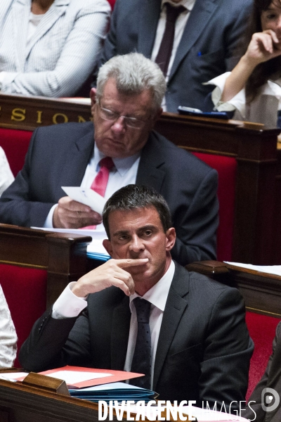 Rentree parlementaire, questions au gouvernement.