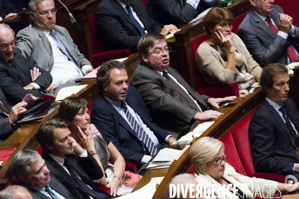 Rentree parlementaire, questions au gouvernement.