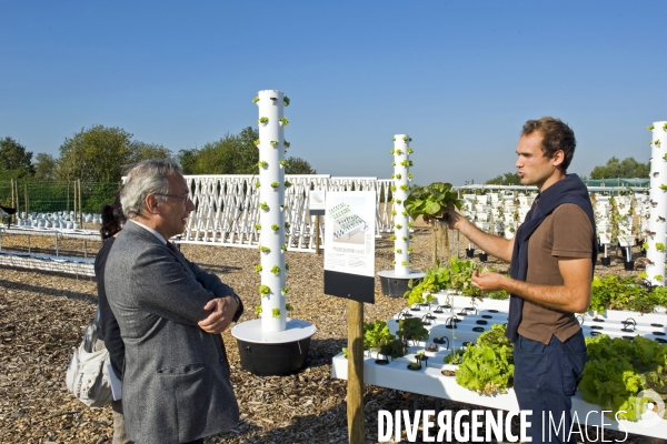 Le premier demonstrateur d agriculture urbaine en economie circulaire en France.