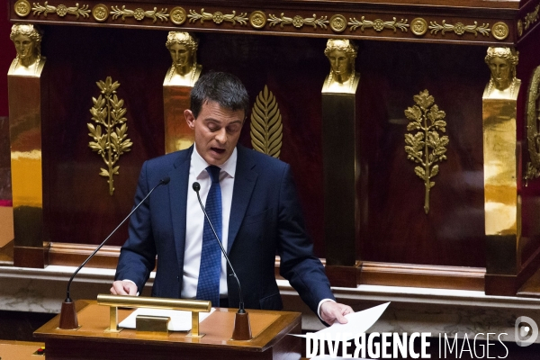 Manuel Valls : Declaration de politique generale.