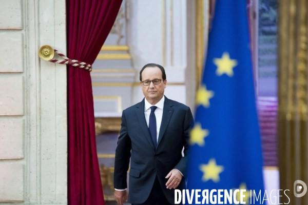 Conference presse president Hollande 18 sept 2014