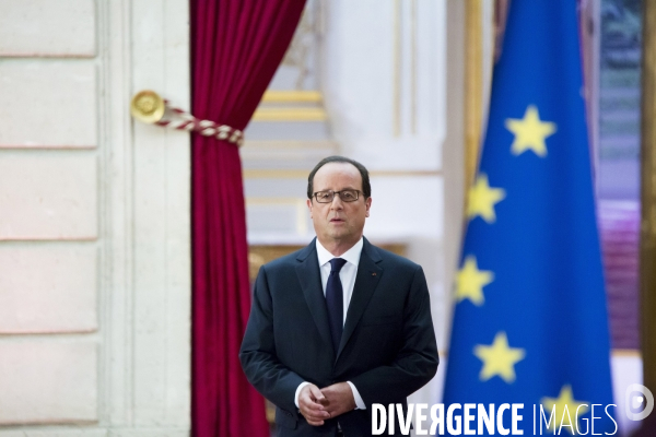 Conference presse president Hollande 18 sept 2014