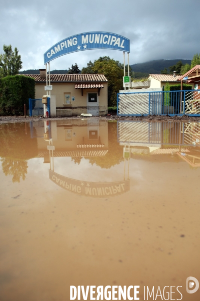 Après les inondations à Lamalou les bains