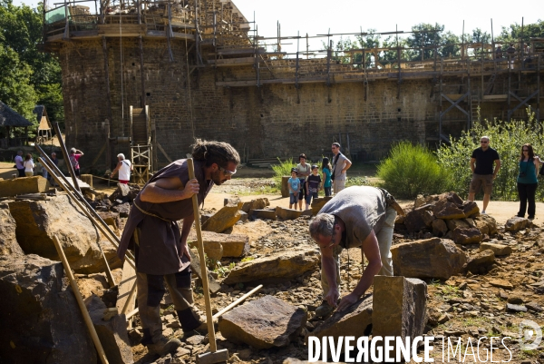 Chantier medieval de Guedelon