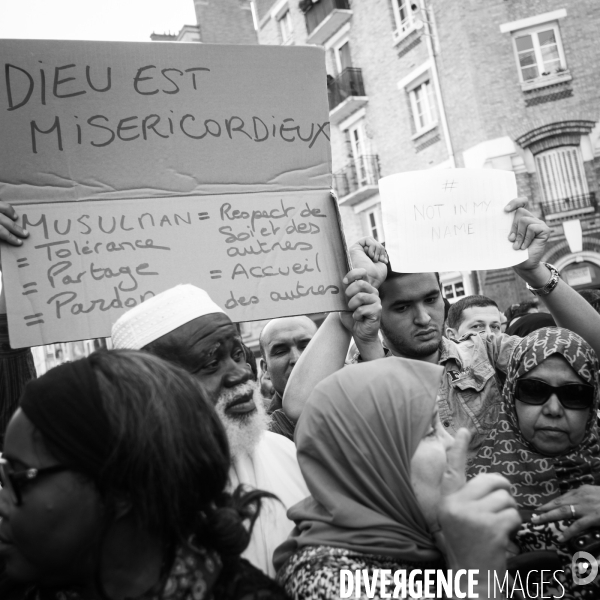 Rassemblement Mosquée de Paris