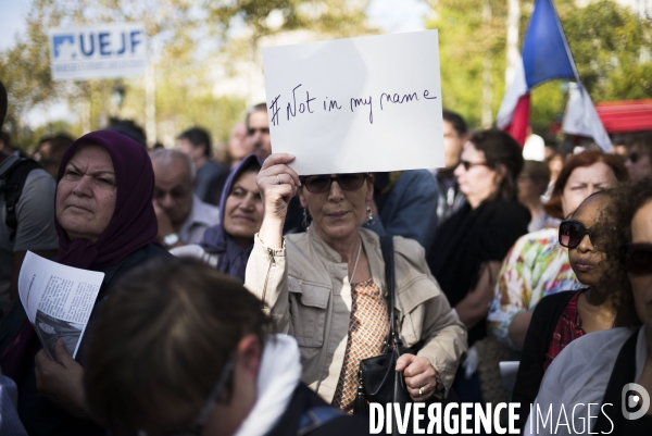 Rassemblement republicain, hommage a Herve Gourdel.