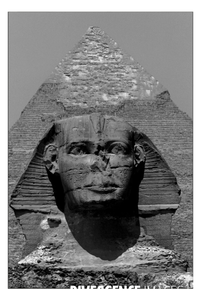 The Great pyramids and Sphinx of Egypt. La Grande Pyramide et le Sphinx d Egypte.