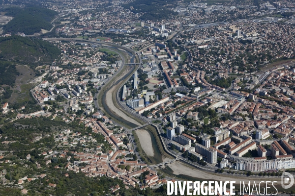 Vue aérienne d Alès