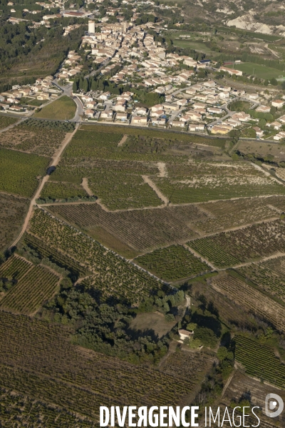 Vue aérienne du Gard