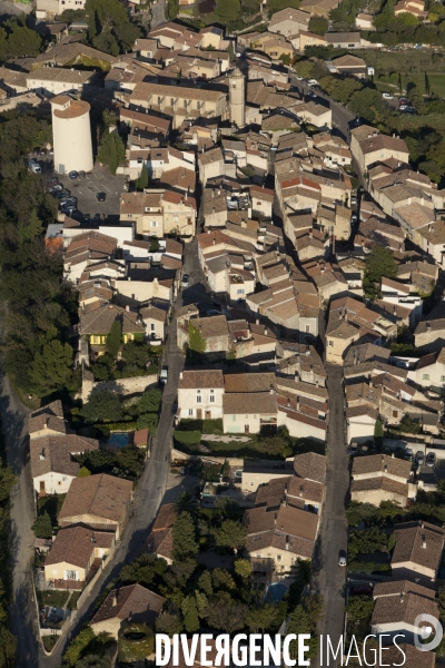 Vue aérienne du Gard