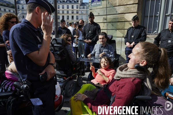 Manif Accessibilité Handicapés