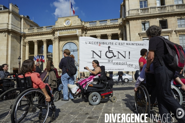 Manif Accessibilité Handicapés