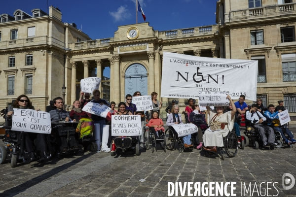 Manif Accessibilité Handicapés