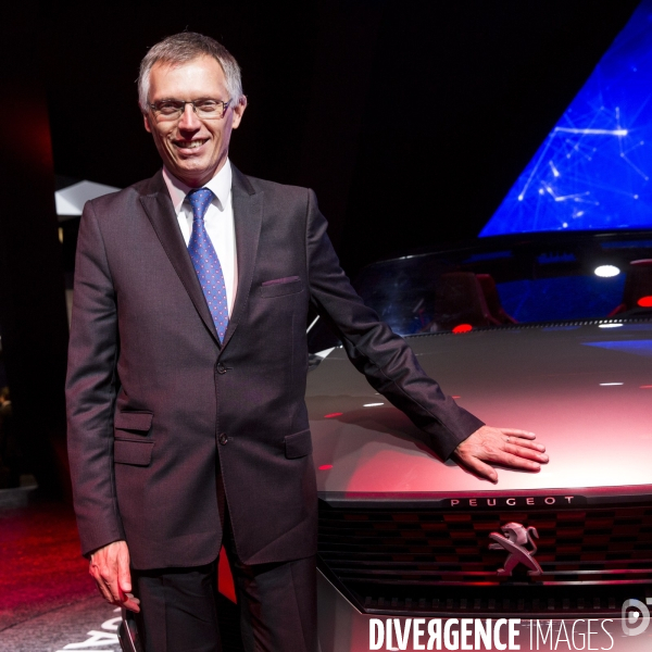 Les chefs d entreprise au Mondial de l Automobile 2014.