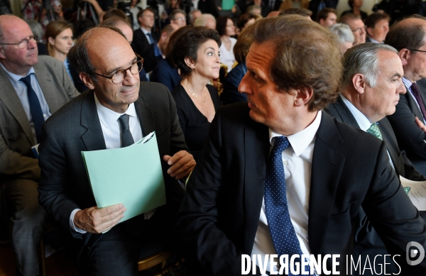 Éric Woerth avec Jérôme Chartier
