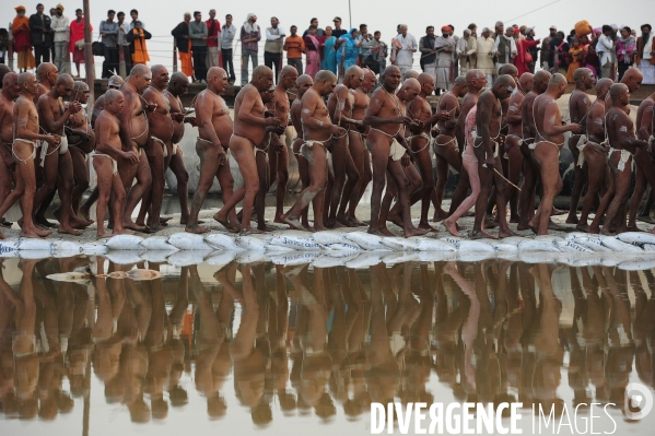 Kumbh Mela Hindu pilgrimage guru and sadhu 2013. Kumbh Mela hindou pèlerinage gourou et sadhu 2013,