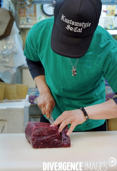 Le marché aux poissons Tsukiji de Tokyo