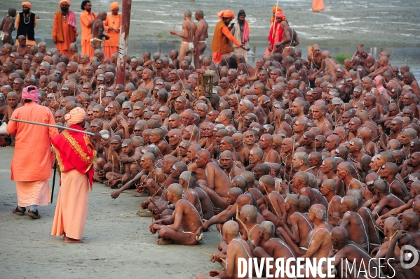 Kumbh Mela Hindu pilgrimage guru and sadhu 2013. Kumbh Mela hindou pèlerinage gourou et sadhu 2013,