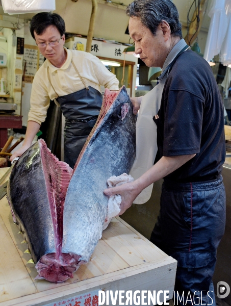 Le marché aux poissons Tsukiji de Tokyo