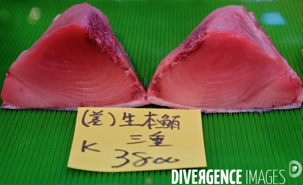 Le marché aux poissons Tsukiji de Tokyo