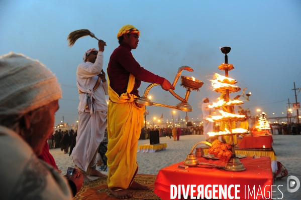 Kumbh Mela Hindu pilgrimage guru and sadhu 2013. Kumbh Mela hindou pèlerinage gourou et sadhu 2013,