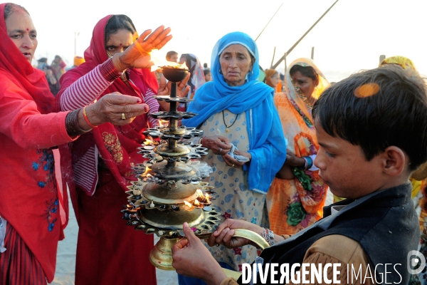 Kumbh Mela Hindu pilgrimage guru and sadhu 2013. Kumbh Mela hindou pèlerinage gourou et sadhu 2013,