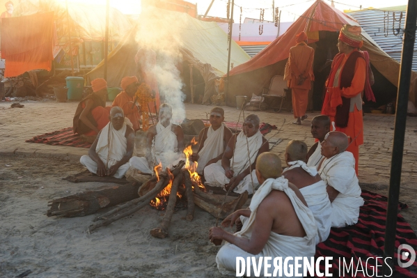 Kumbh Mela Hindu pilgrimage guru and sadhu 2013. Kumbh Mela hindou pèlerinage gourou et sadhu 2013,