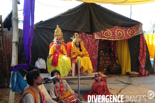 Kumbh Mela Hindu pilgrimage guru and sadhu 2013. Kumbh Mela hindou pèlerinage gourou et sadhu 2013,