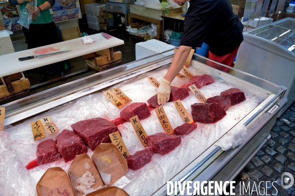 Le marché aux poissons Tsukiji de Tokyo