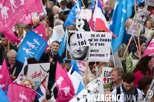 La Manif pour tous. The Demonstration For All.