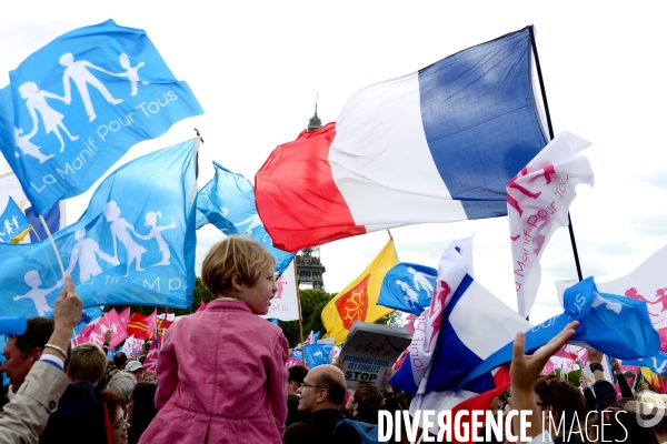 La Manif pour tous. The Demonstration For All.