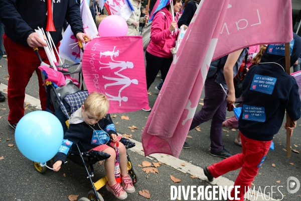 La Manif pour tous. The Demonstration For All.