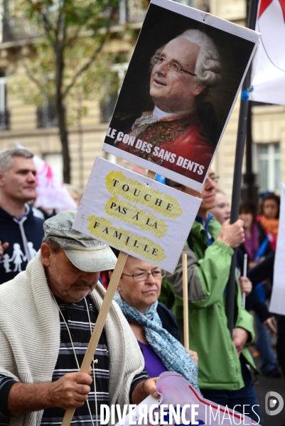La Manif pour tous. The Demonstration For All.